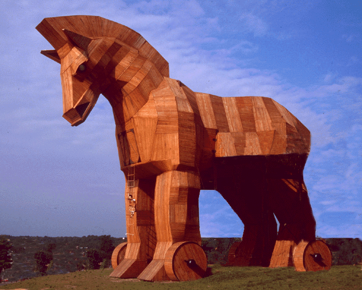 O cavalo de Tróia